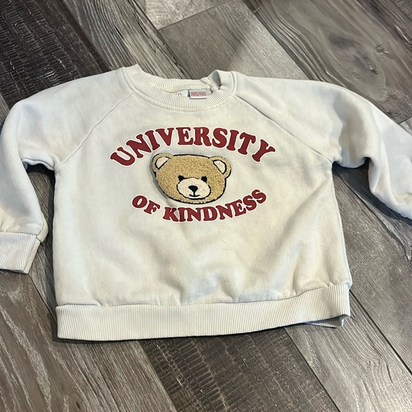 Zara Other - Zara crewneck sweatshirt unisex kids teddy bear 2-3 years